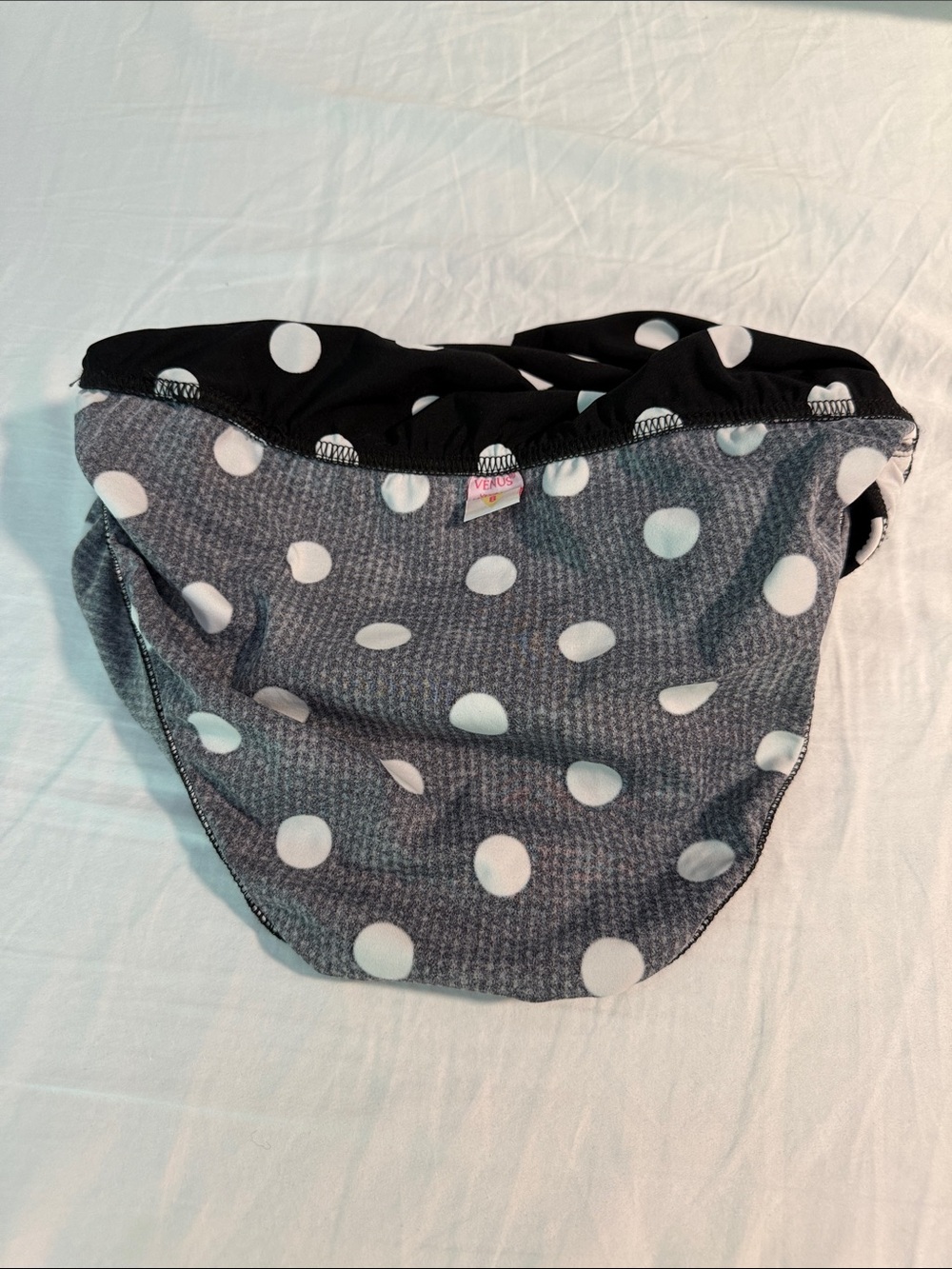 VENUS Black & White Polka Dot Bikini Bottom 8 - Picture 7 of 7